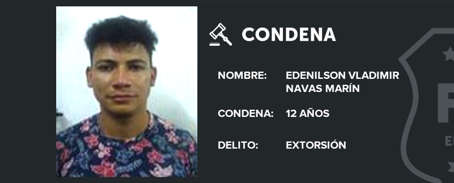 Pandillero extorsionista pasará años en prisión tras comprobarse su delito en los tribunales