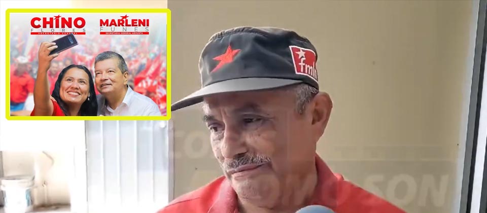 Diablito Ruiz reconoce que el Chino Flores y Marleni Funes son la fórmula «perfecta» para dirigir el FMLN