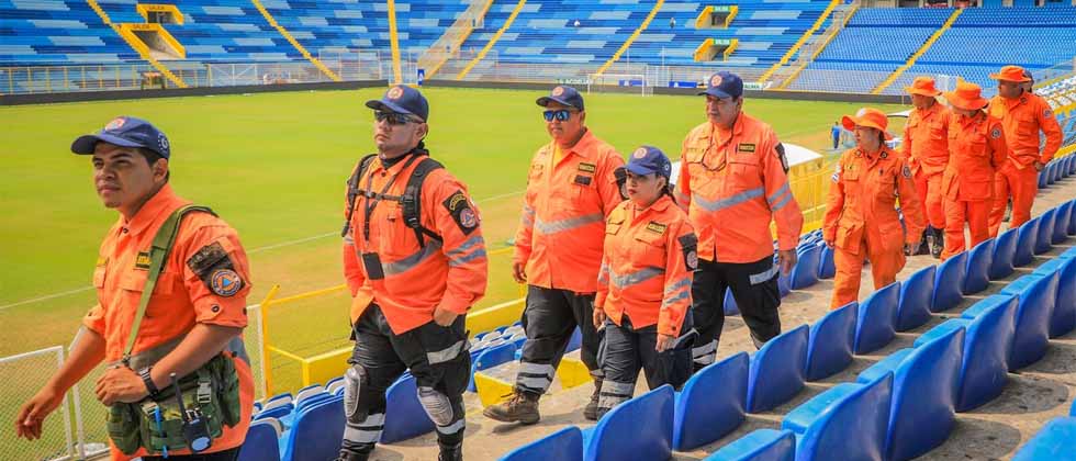 Instalan dispositivo de seguridad y atención prehospitalaria para la final entre Alianza y Limeño