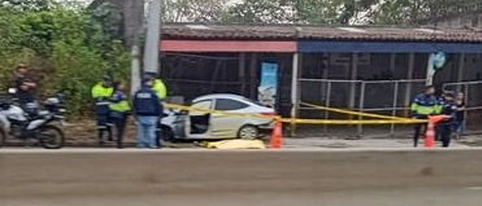 Accidente de tránsito deja un fallecido en carretera a Santa Ana