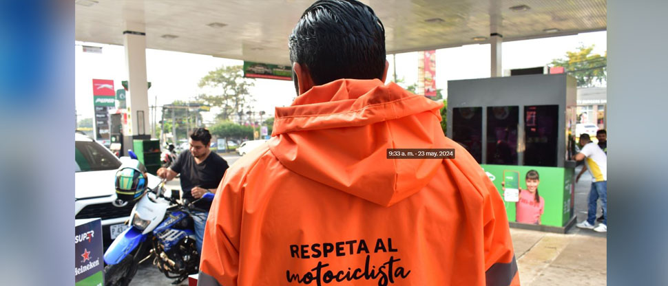 FOVIAL lanza campaña «Minuto naranja» dirigida a motociclistas