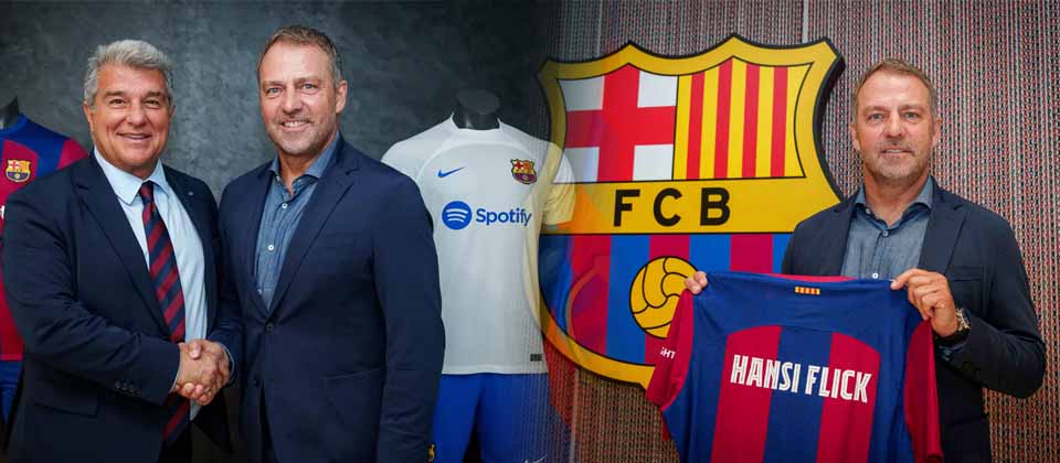 Sin prensa, el Barcelona presenta a su nuevo técnico Hansi Flick
