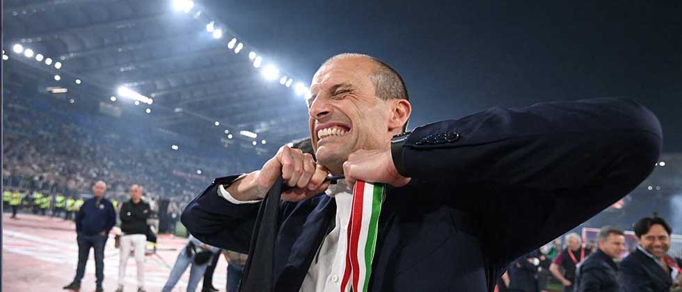 Juventus despide al técnico Massimiliano Allegri