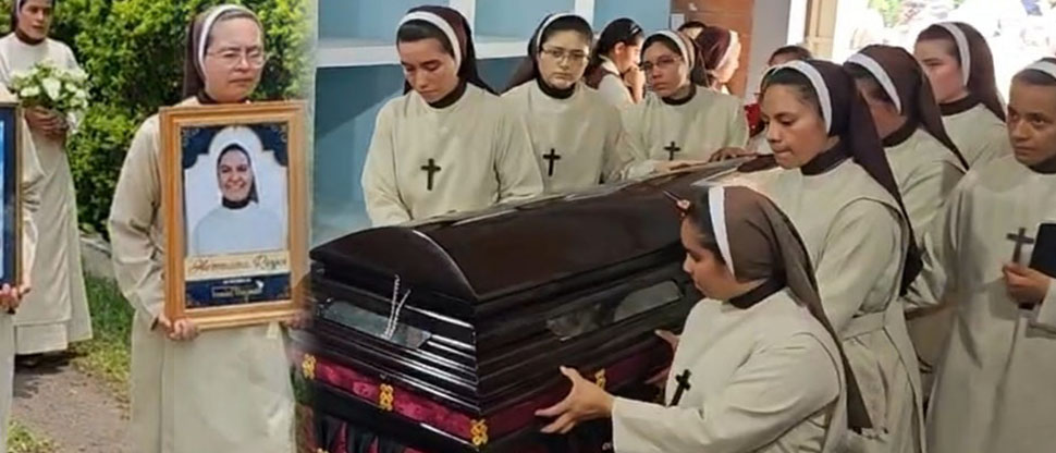 Dan último adiós a monja salvadoreña que falleció en trágico accidente en Honduras