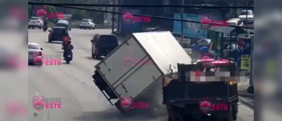 Exceso de velocidad termina en fuerte accidente en carretera Panamericana