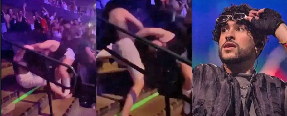 Concierto de Bad Bunny se convierte en una batalla campal