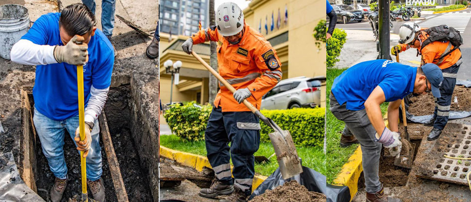 Equipos Tácticos de Protección Civil hacen trabajos de mitigación en colonia San Benito