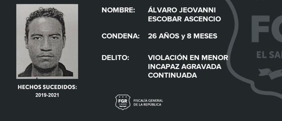 Hombre pagará 26 años de prisión por violar a una niña de 9 años