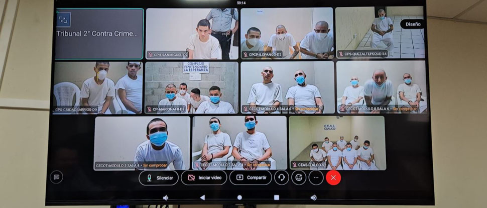 Inicia juicio contra 35 pandilleros de la MS por varios delitos