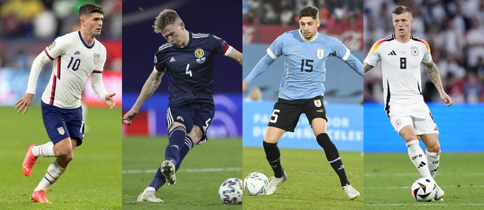 Un domingo con mucho fútbol: Estados Unidos, Alemania y Uruguay juegan hoy