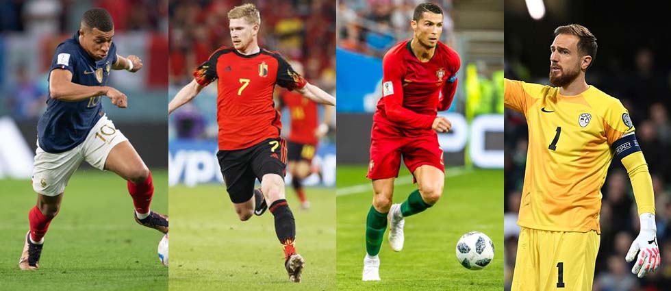 Francia-Bélgica y Portugal-Eslovenia cierran los octavos de la Euro mañana