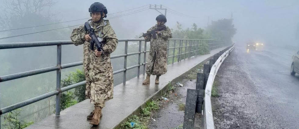 Autoridades no descuidan seguridad en el territorio durante emergencia por lluvias