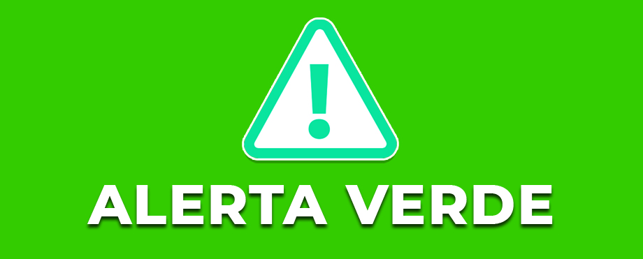 Emiten Alerta Verde por lluvias a nivel nacional