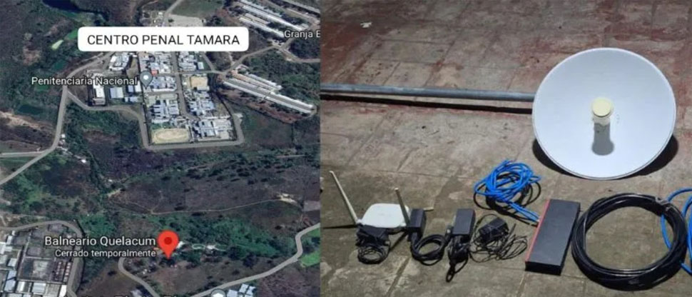 HONDURAS: delincuentes instalaron antena para transmitir señal de WiFi al penal de Támara
