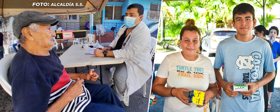 Habitantes de San Salvador Centro son beneficiados con brigadas médicas