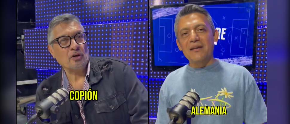 Roberto Bundio se molesta que Alex Pineda «le copie» su favorito de la Eurocopa