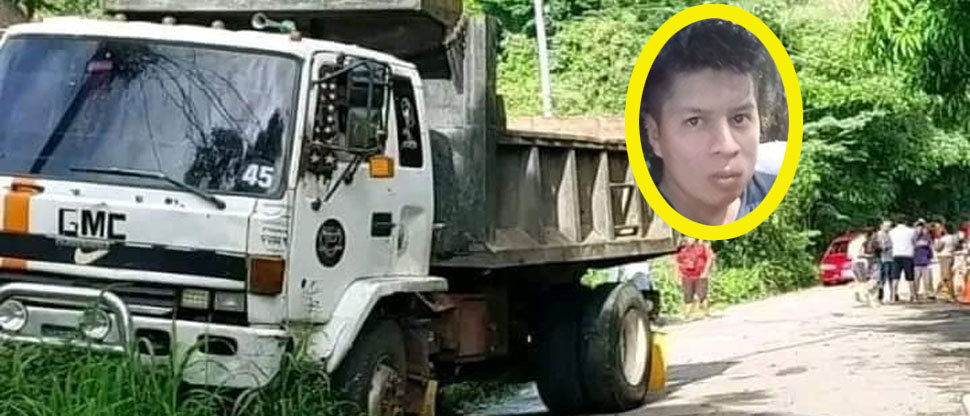 Él era Edgar, mecánico fallecido tras caerle un camión mientras lo reparaba