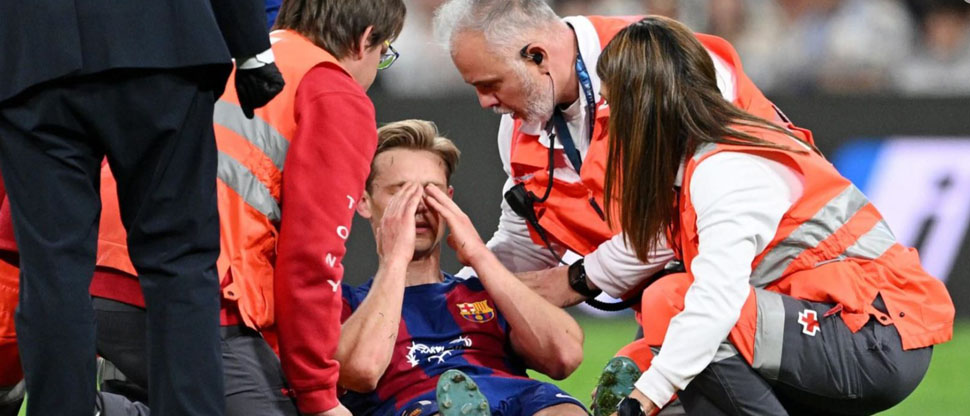 Frenkie de Jong se pierde la Eurocopa por lesión.