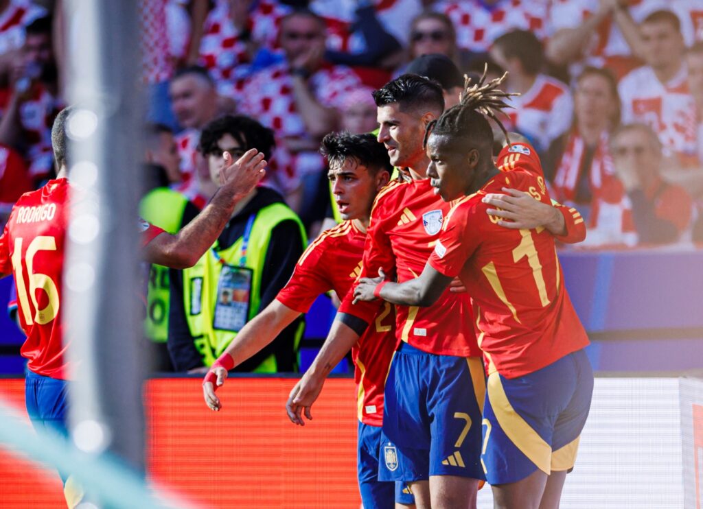 La «Furia Roja» aplasta a Croacia en su debut en la Eurocopa 2024