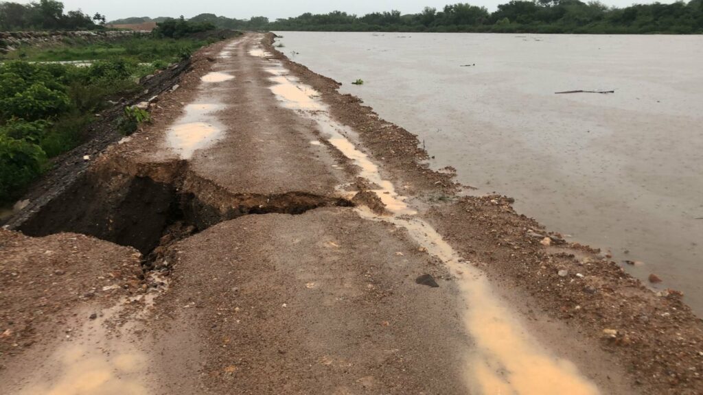 «Obras de mitigación» de gobierno de Honduras sucumben ante fuerza de las lluvias
