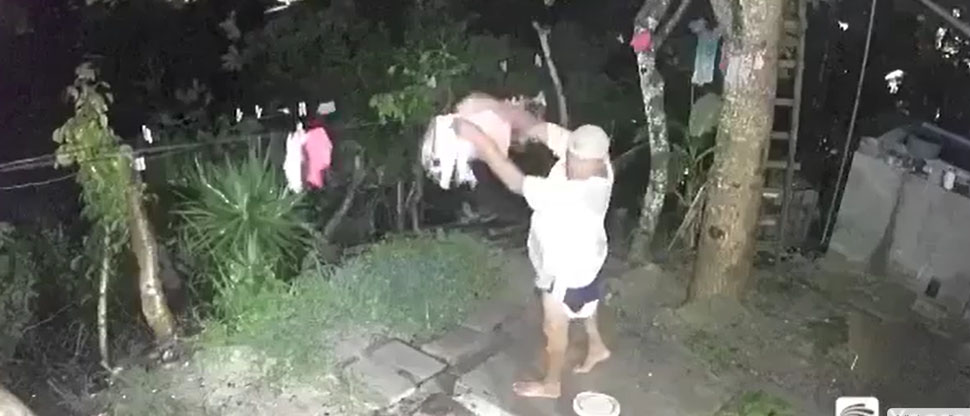 HONDURAS: Captan a hombre robando ropa íntima de mujeres en un tendedero