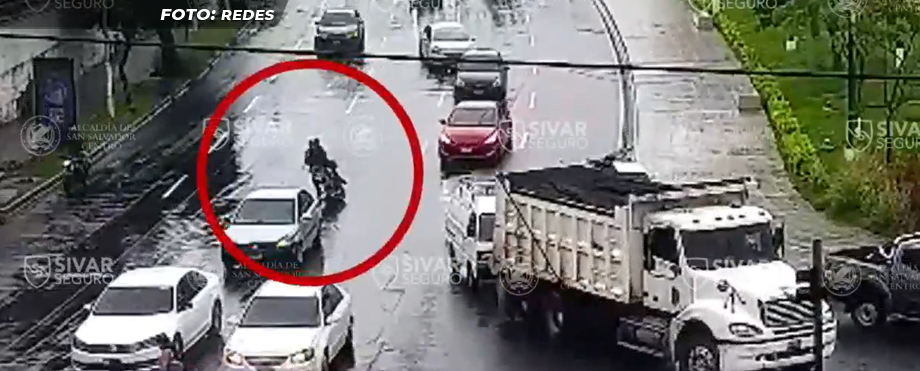 Cámaras de Sivar Seguro captan otro accidente de tránsito en la capital