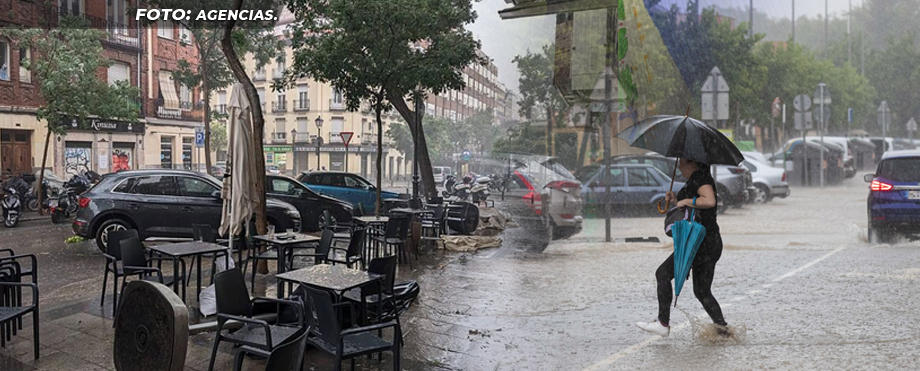 Tormenta Dana deja estragos a su paso por Madrid, España