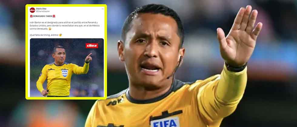 Periódico deportivo hondureño afirma que México le faltó a Iván Barton para ganar a Venezuela