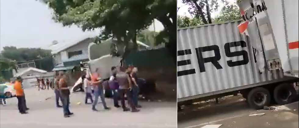Reportan una persona fallecida tras fuerte choque en carretera a Santa Ana
