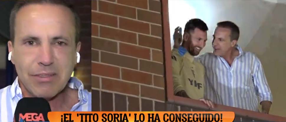 Cristóbal Soria viaja hacia los EEUU para felicitar a Messi por su cumpleaños