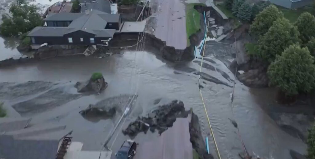 ESTADOS UNIDOS: Inundaciones dejan graves afectaciones en Dakota del Sur