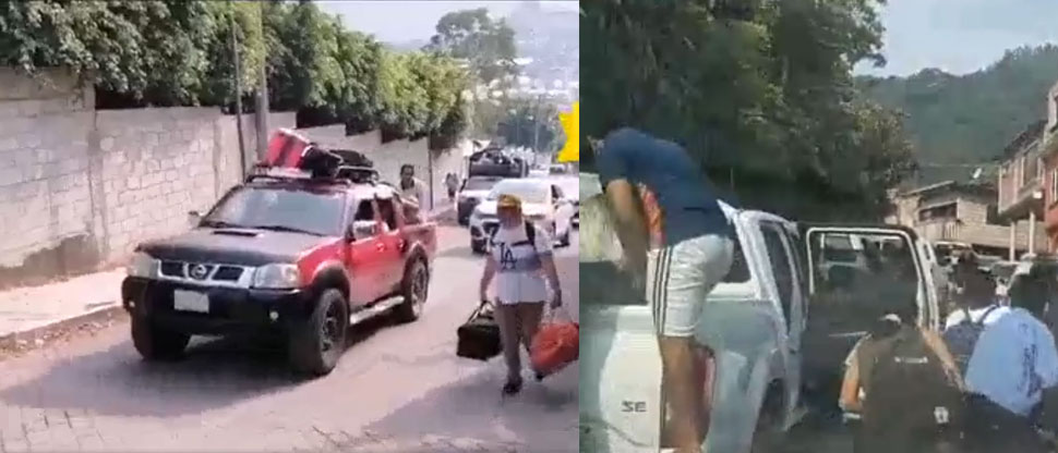 Pobladores de Tila dejan localidades por clima violento