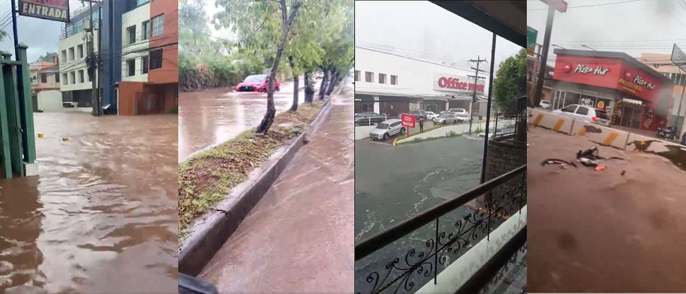 Honduras: Intensas lluvias se dejan sentir y dejan los primeros estragos