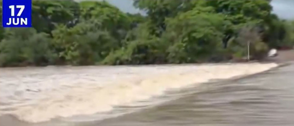 HONDURAS: Caudal del río Guacorán destruye vado sumergible que fue inaugurado hace dos meses