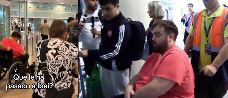 Famoso streamer Ibai Llanos preocupa a sus fans por entrar en silla de ruedas a España