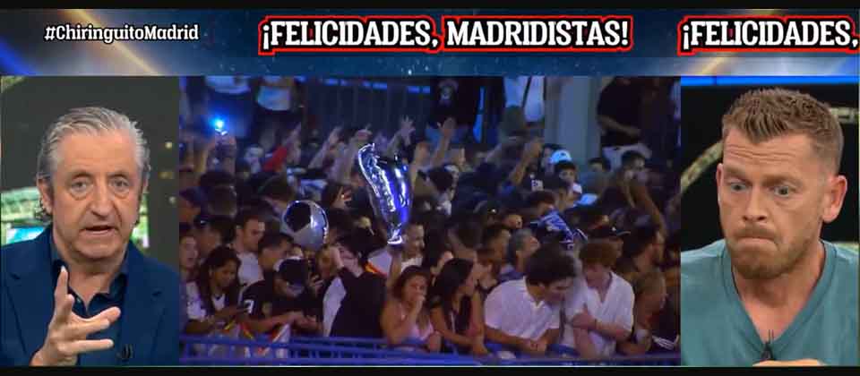 Periodista del Sport le tocó decirlo en público: «Felicidades Real Madrid»