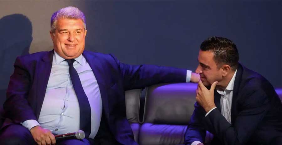 Laporta afirma que Xavi tiene las puertas «abiertas» del club