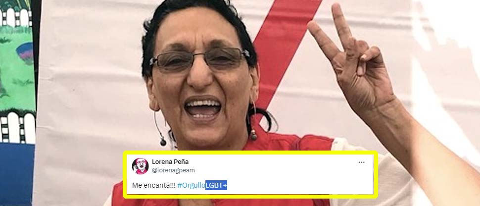 Lorena Peña afirma que «le encanta» ser de la comunidad LGBT+