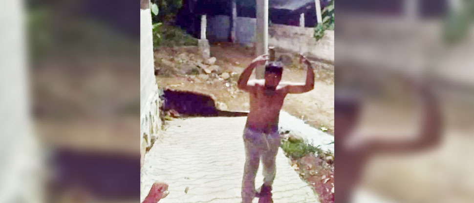 Denuncian a sujeto que se jacta de ser pandillero en Nueva Concepción, Chalatenango