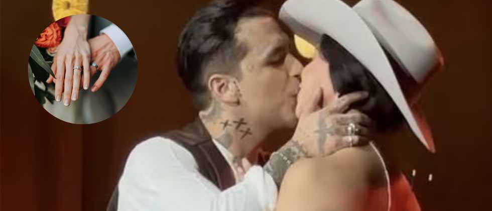 Nodal y Ángela se habrían casado en Italia