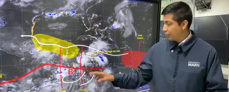 MARN: Tormentas con actividad eléctrica se esperan para la tarde y noche de este jueves