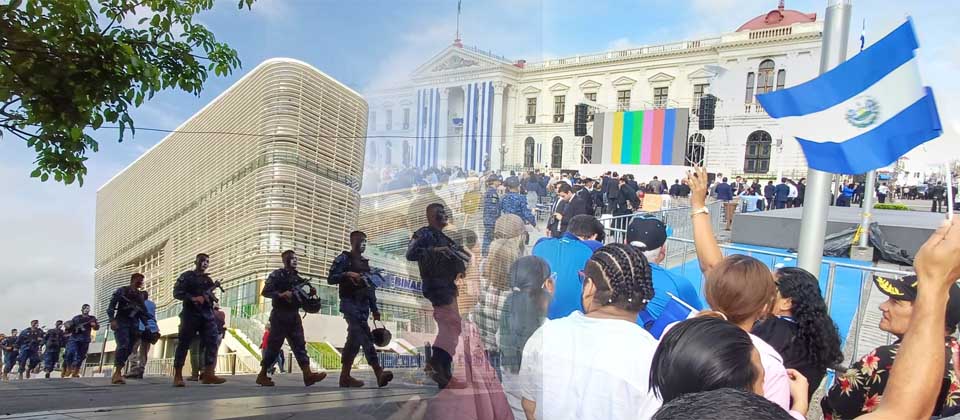 Seguridad, alegría y entusiasmo se vive en el Centro Histórico de San Salvador previo a investidura presidencial