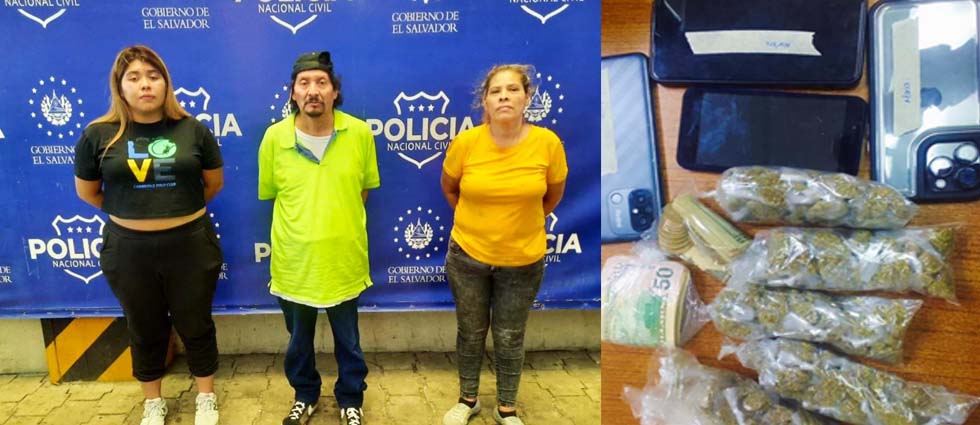 Policía arresta a sujetos reconocidos por vender drogas en barrio capitalino