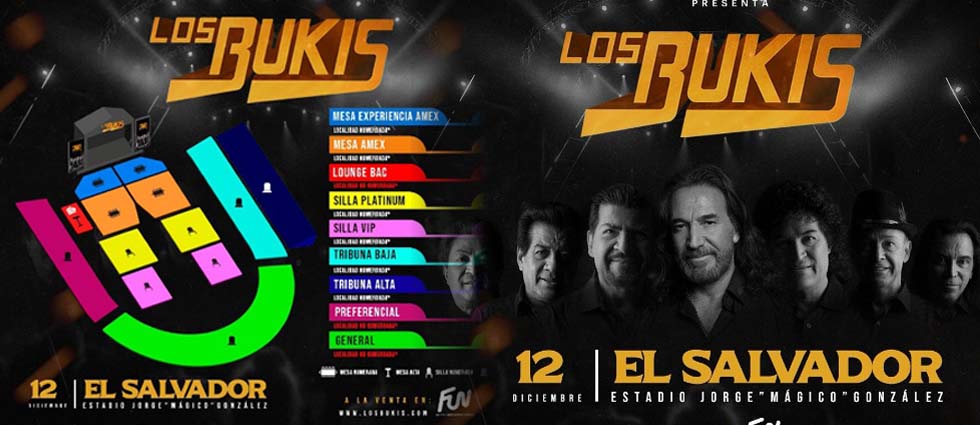 ¡Anuncian precios y fecha para concierto de Los Bukis en El Salvador!