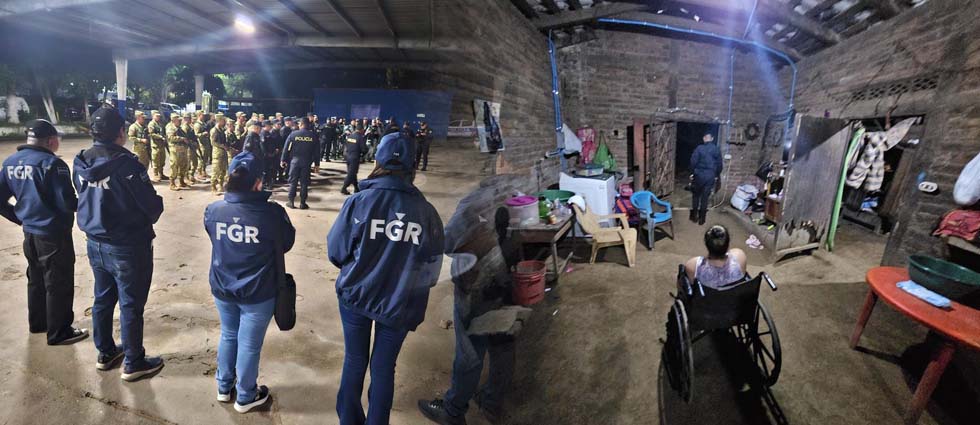FGR realiza operativo contra clicas de la MS-13 que vendían marihuana en Usulután