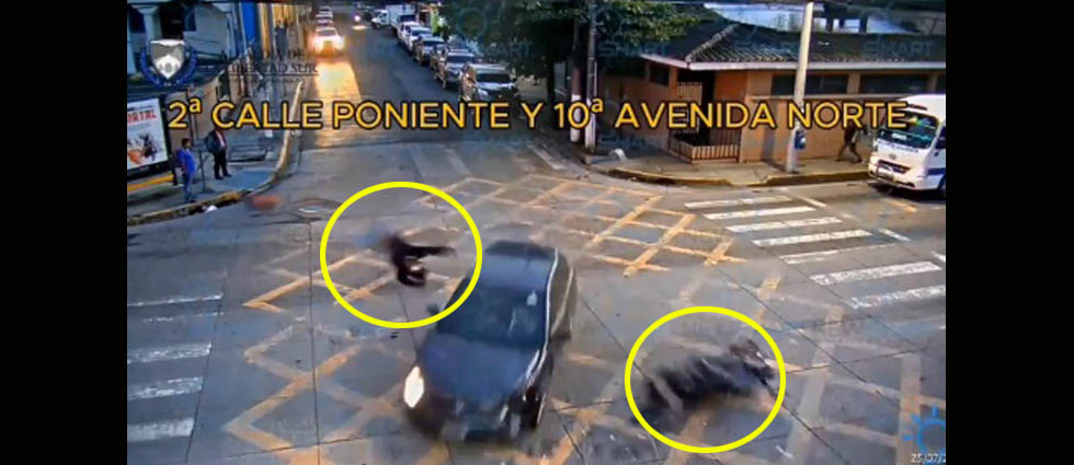 Conductor sobrevive de milagro a fuerte accidente en Santa Tecla