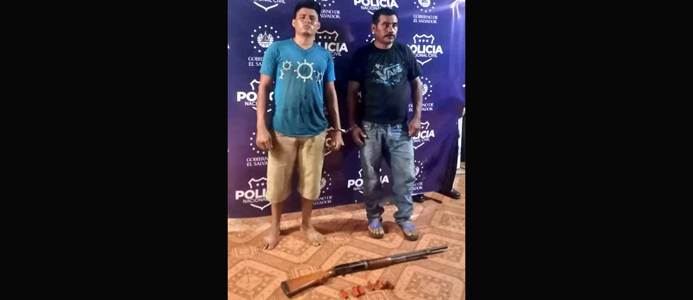 Capturan a dos MS que circulaban armados en Sonsonate