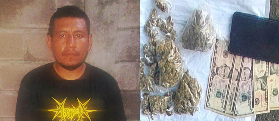 Capturan a sujeto en Soyapango tras sorprenderlo en posesión de droga