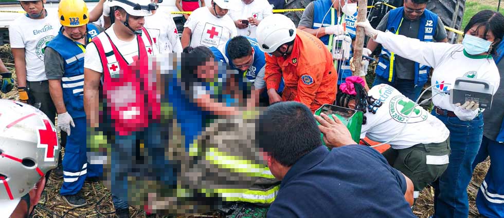 Fallece el menor que sufrió accidente con una máquina agroindustrial en La Libertad