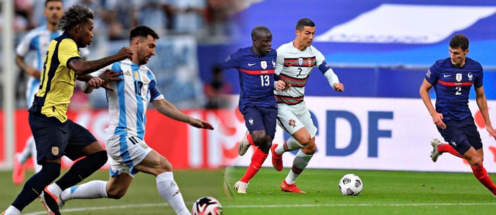 Francia y Ecuador, los rivales de Portugal y Argentina en cuartos de la Euro y Copa América